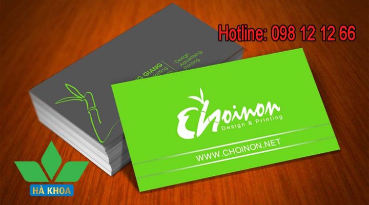 Dịch vụ thiết kế danh thiếp, card visit độc quyền tại Hà Nội
